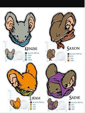Mouse Guard Enamel Pins - SDCC 2017 - David Petersen